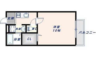 八戸ノ里駅 徒歩14分 1階の物件間取画像